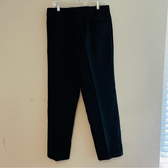 JOS A Bank Men's Dark Navy Blue/Blackish Blazer Suit & Trouser Pants Set Size L - Picture 9 of 9